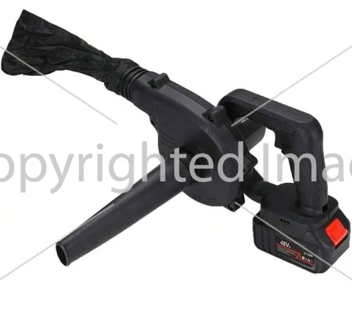 Аккумуляторная воздуходувка Blower MDHL CFJ001 48V 4Ah для уборки листьев, Беспроводной садовый пылесос дуйка 600W с мешком для пыли Черный