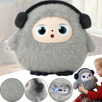Интерактивная мягкая игрушка Ledodo AI 25 см с искусственным интеллектом, интерактивная игрушка Bobo Holly H-21036 c Led глазами и голосом Серая