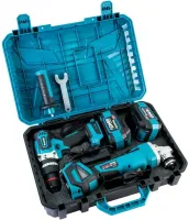 Аккумуляторный набор Makita 2в1 Шуруповерт дрель DTW485 Болгарка DGA506ZPRO 48V 6Ah, Комплект электроинструментов Макита 2 аккумулятора в кейсе