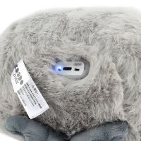 Интерактивная мягкая игрушка Ledodo AI 25 см с искусственным интеллектом, интерактивная игрушка Bobo Holly H-21036 c Led глазами и голосом Серая
