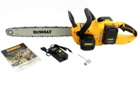 Аккумуляторная цепная пила DeWalt DCM575N 48V 5Ah 18" дюймов Шина 45 см, Беспроводная пила Деволт с 2 аккумуляторами для обрезки веток деревьев