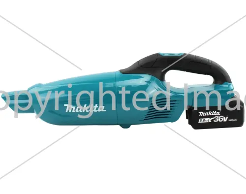 Аккумуляторный пылесос Makita HVC5050 36V 5Ah с насадками, Беспроводной пылесос Макита с 2 аккумуляторами 2 режима скорости для авто и дома Синий