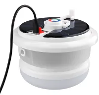 Аккумуляторный фонарь с RGB лентой Camping Light YX-669 подвесная LED лампа на солнечной батарее с гирляндой 10 м и крючком для кемпинга USB YX669