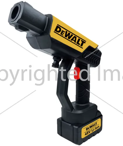 Беспроводная мойка высокого давления Dewalt DCPW600N 48V 5Ah 2 аккумулятора, аккумуляторная мини автомойка с кейсом, распылитель Девольт для авто