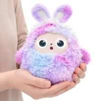 Интерактивная мягкая игрушка Mimi AI 25 см с искусственным интеллектом, интерактивная игрушка Bobo Holly H-21036 c Led глазами и голосом фиолетовая