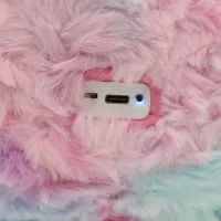 Интерактивная мягкая игрушка Mimi AI 25 см с искусственным интеллектом, интерактивная игрушка Bobo Holly H-21036 c Led глазами и голосом фиолетовая
