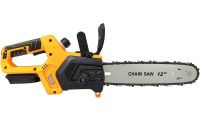 Аккумуляторная цепная пила DeWalt DCM565N 36V 5Ah 12" дюймов для обрезки веток деревьев 2 аккумулятора, Беспроводная электропила Деволт в кейсе
