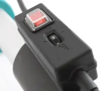 Шлифовальная машина с удлинителем Makita DSL800ZU 215мм с пылесборником для стен и потолков, Шлифмашина жираф с пылесосом и подсветкой от сети