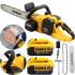 Аккумуляторная цепная пила DeWalt DCM575N 48V 5Ah 18" дюймов Шина 45 см, Беспроводная пила Деволт с 2 аккумуляторами для обрезки веток деревьев