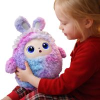 Интерактивная мягкая игрушка Mimi AI 25 см с искусственным интеллектом, интерактивная игрушка Bobo Holly H-21036 c Led глазами и голосом фиолетовая