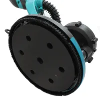 Шлифовальная машина с удлинителем Makita DSL800ZU 215мм с пылесборником для стен и потолков, Шлифмашина жираф с пылесосом и подсветкой от сети