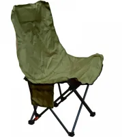 Раскладное кресло шезлонг Lesko DL-274 Green до 120 кг для кемпинга 160х55х60 см складной туристический лежак раскладушка в чехле Зеленый Ranger