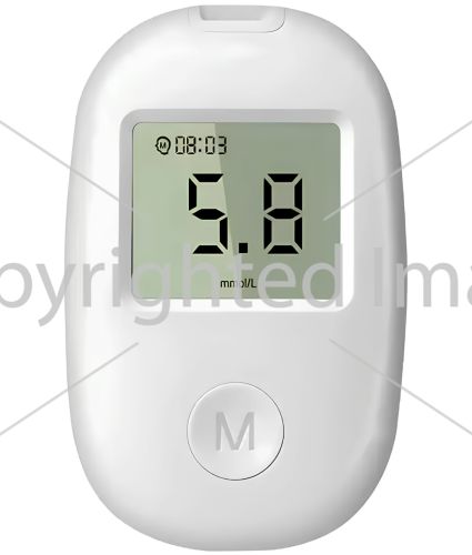 Глюкометр с тест полосками Blood Glucose Meter G-171A аппарат для измерения и контроля сахара в крови, тестер глюкозы для диабетиков на батарейках