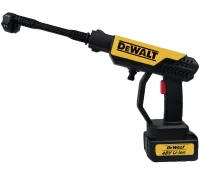 Беспроводная мойка высокого давления Dewalt DCPW600N 48V 5Ah 2 аккумулятора, аккумуляторная мини автомойка с кейсом, распылитель Девольт для авто