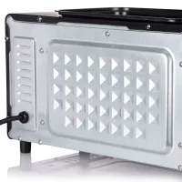 Мини электропечь Hoffmans HM-748 800W 12л настольная электрическая духовка с таймером и механическим управлением температур до 250 градусов от сети