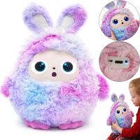 Интерактивная мягкая игрушка Mimi AI 25 см с искусственным интеллектом, интерактивная игрушка Bobo Holly H-21036 c Led глазами и голосом фиолетовая