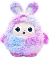 Интерактивная мягкая игрушка Mimi AI 25 см с искусственным интеллектом, интерактивная игрушка Bobo Holly H-21036 c Led глазами и голосом фиолетовая