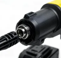 Беспроводная мойка высокого давления Dewalt DCPW600N 48V 5Ah 2 аккумулятора, аккумуляторная мини автомойка с кейсом, распылитель Девольт для авто