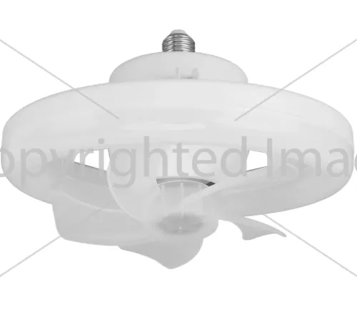 Электрический потолочный вентилятор лампа LED Fan Light CHP-008 2835 2в1 в патрон E27 с пультом дистанционного управления, RGB люстра с вентилятором