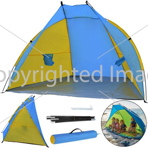 Пляжная двухместная палатка-тент Ракушка Send Tent WM-0T103 Синяя 210×120×105 см автоматическая туристическая тент палатка с каркасом для кемпинга