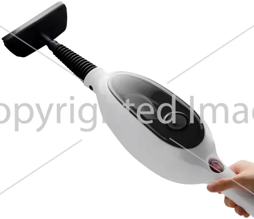 Ручная паровая швабра Steam Mop PR-355 12в1 300 мл пароочиститель высокого давления с баком для воды и насадками для уборки и мытья пола от сети