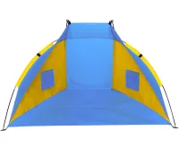 Пляжная двухместная палатка-тент Ракушка Send Tent WM-0T103 Синяя 210×120×105 см автоматическая туристическая тент палатка с каркасом для кемпинга