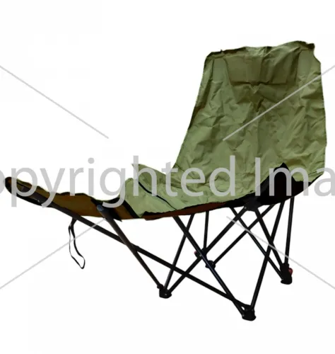 Раскладное кресло шезлонг Lesko DL-274 Green до 120 кг для кемпинга 160х55х60 см складной туристический лежак раскладушка в чехле Зеленый Ranger