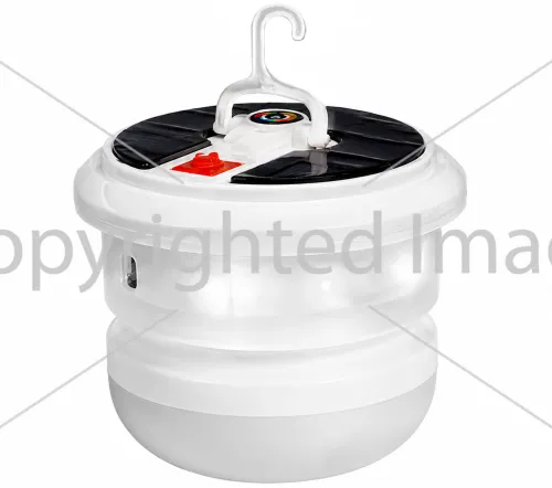 Аккумуляторный фонарь с RGB лентой Camping Light YX-669 подвесная LED лампа на солнечной батарее с гирляндой 10 м и крючком для кемпинга USB YX669