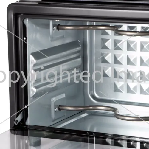 Мини электропечь Hoffmans HM-748 800W 12л настольная электрическая духовка с таймером и механическим управлением температур до 250 градусов от сети