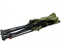 Раскладное кресло шезлонг Lesko DL-274 Green до 120 кг для кемпинга 160х55х60 см складной туристический лежак раскладушка в чехле Зеленый Ranger