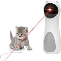 Автоматическая лазерная игрушка Catget LY-876 W1 для котов и кошек, Смарт игрушка с лазером для домашних животных 5 режимов от USB и батареек