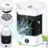 Настольный кондиционер с увлажнителем воздуха Arctic Air Ultra Pro 2X 10W с подсветкой, Портативный охладитель воздуха с функцией увлажнения от USB